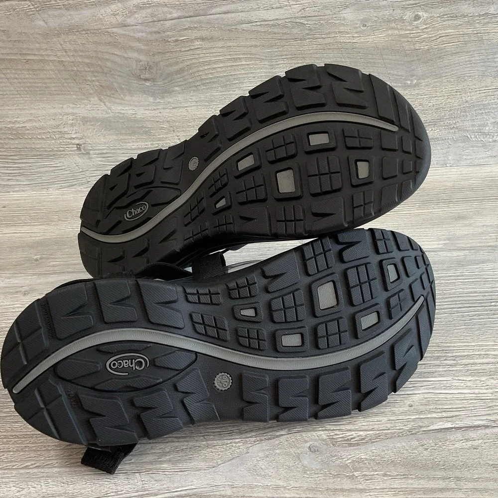 CHACO Z Volv Open Toe Ecotread Sport Comfort Sandals J105085 Black Men's Size 12